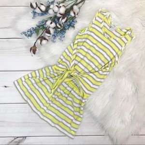 Little Marc Jacobs Yellow Striped Dress Size 5